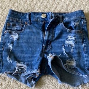 Shorts! Medium denim! Holes